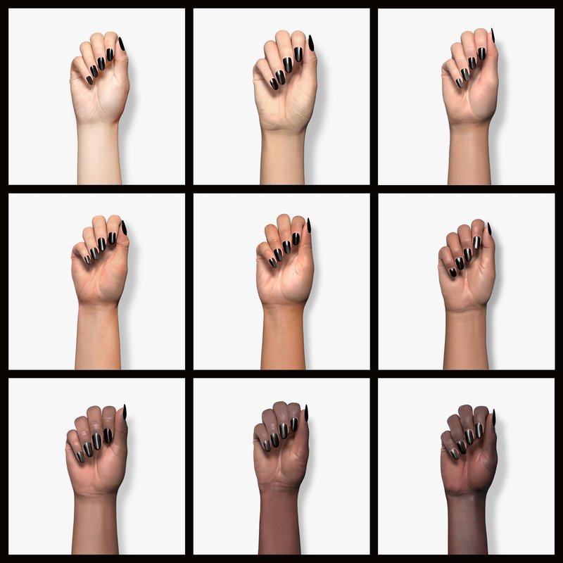 Sally Hansen Insta-Dri, Back to Black, Quick Dry, Long Lasting, Opaque, ShinyBlack Nail Polish
