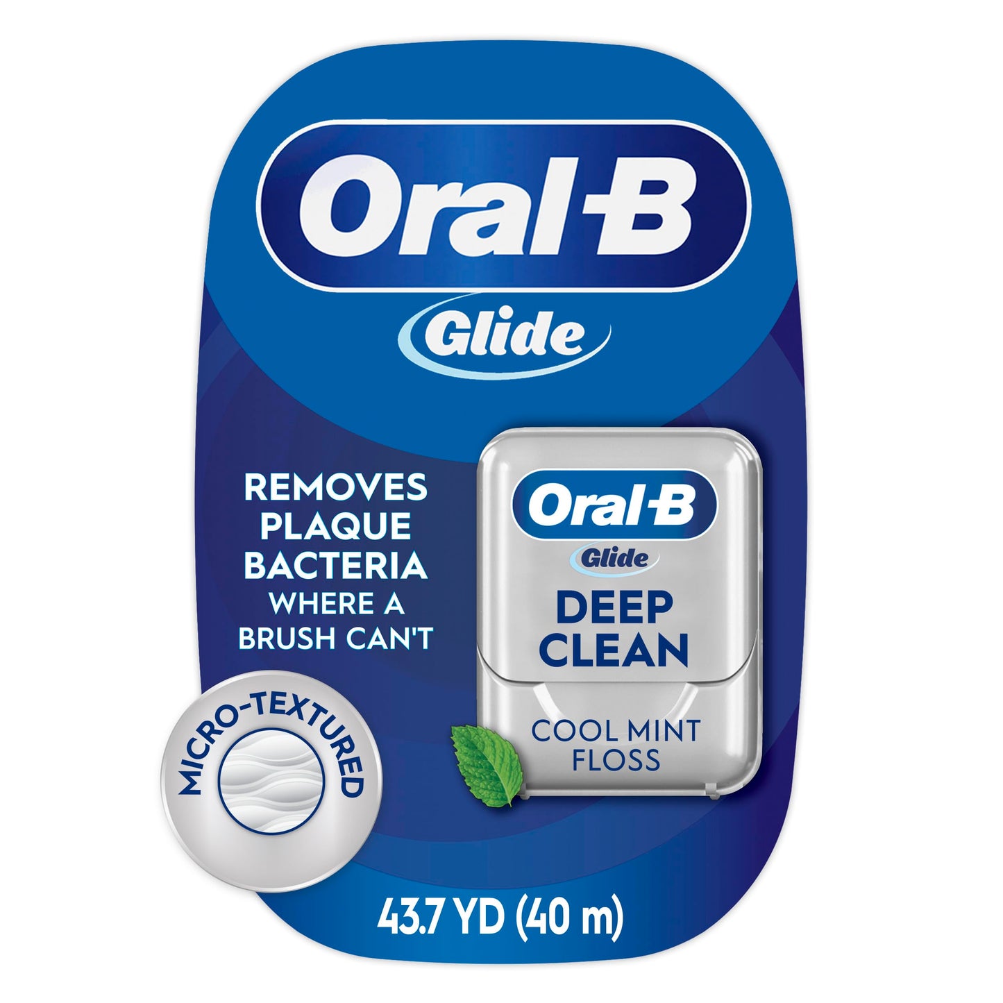 Oral-B Glide Deep Clean Cool Mint Dental Floss, 40m