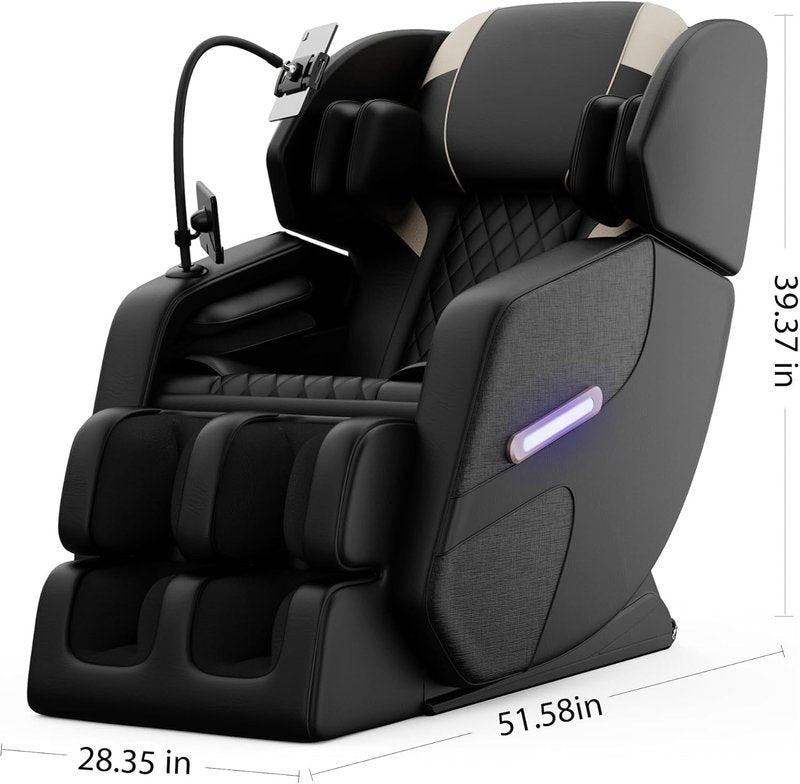 Skiennix Full Body Massage Chair - Zero Gravity Design with Airbag Massage & Heating | Touch Screen Control