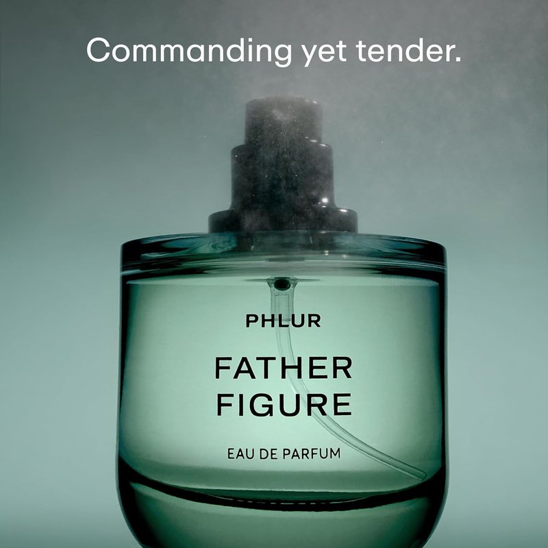 PHLUR Father Figure Perfume - Unisex Fig & Vanilla Eau de Parfum, 50 mL | Fresh Green Fragrance with Waterlily & Sandalwood