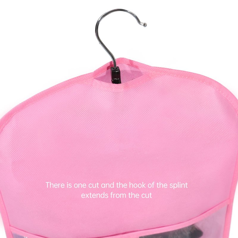 10 PCS Hair Extension Storage Holder - Wig Organizer for Multiple Wigs - Waterproof and Portable (PINK)