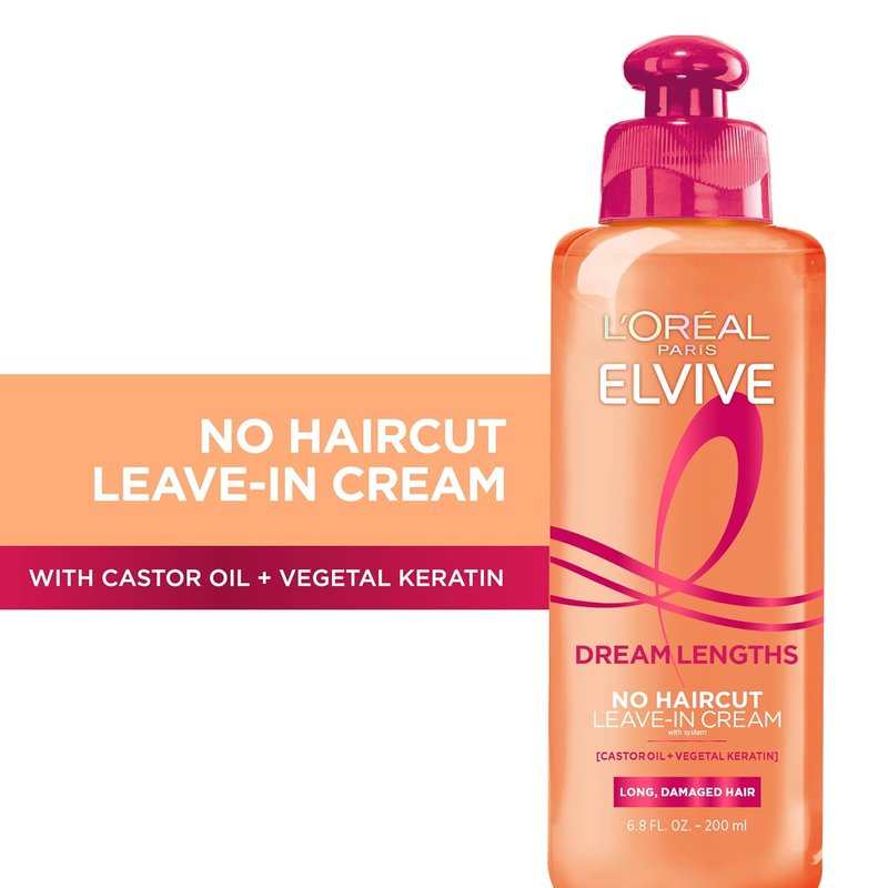 L'Oreal Paris Dream Lengths Leave-In Conditioner - No Haircut Cream, 6.8 fl. oz.