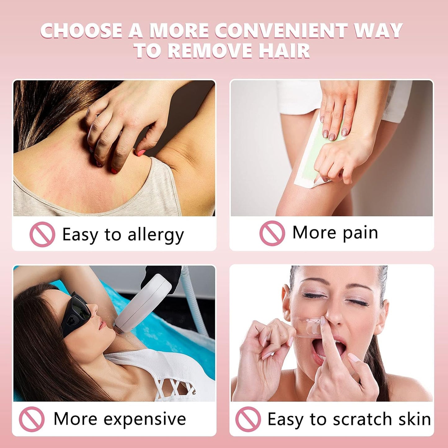 Smooth Away 102-Piece Exfoliation Kit | Gentle Hair Removal Pads for Women & Girls - 2 Sizes Available
