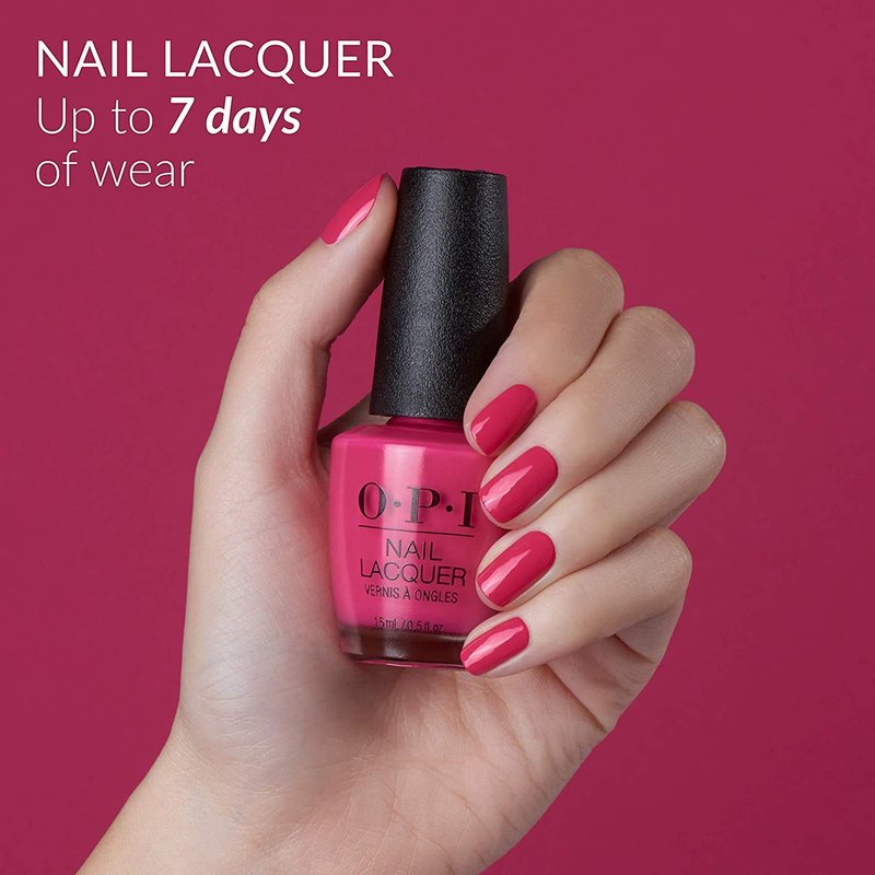 OPI Nail Lacquer Rub-a-Pub-Pub | Opaque Dark Gray Crème Chip Resistant Nail Polish | Scotland Collection