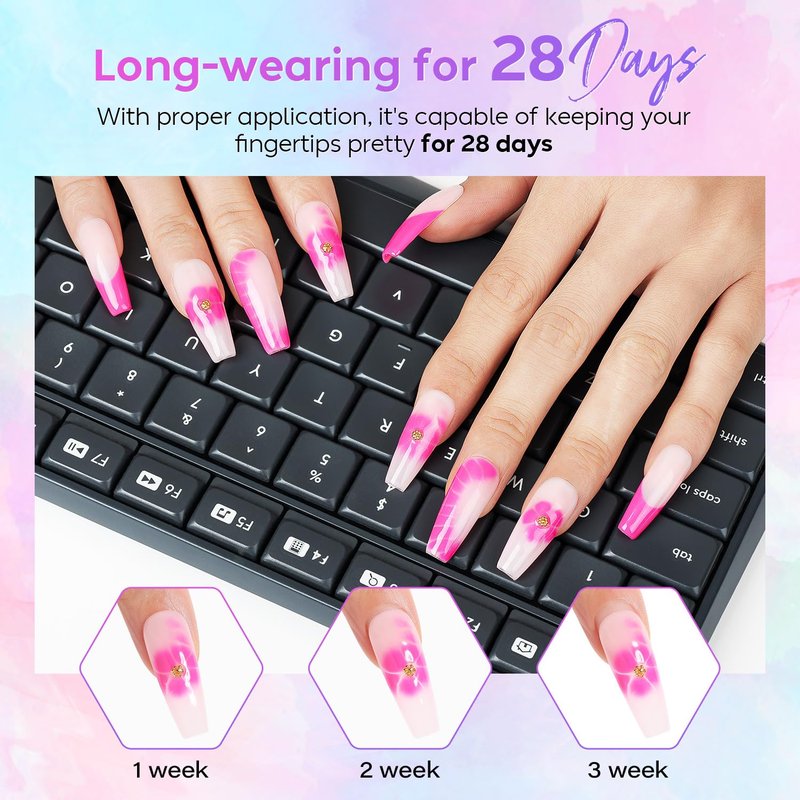 AIMEILI Gel Nail Polish Set - No Wipe Top & Base Coat for Long-Lasting Shine | 2 x 10ml