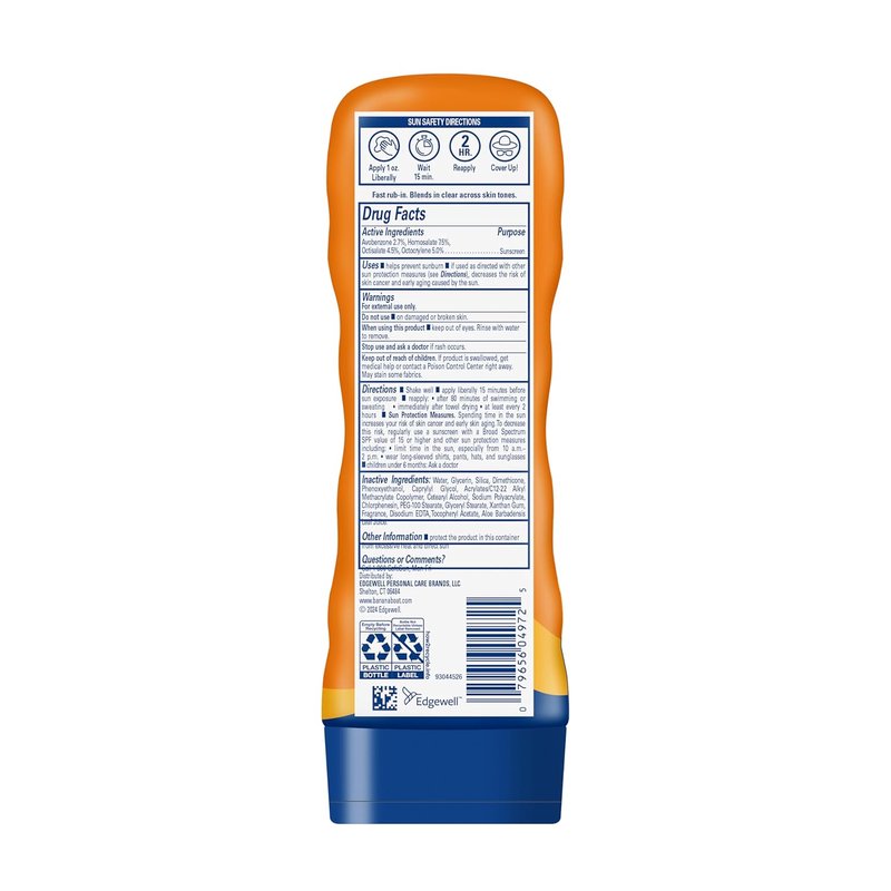 Banana Boat Sport Ultra SPF 50 Sunscreen Lotion - Water Resistant, Oxybenzone Free, 8oz