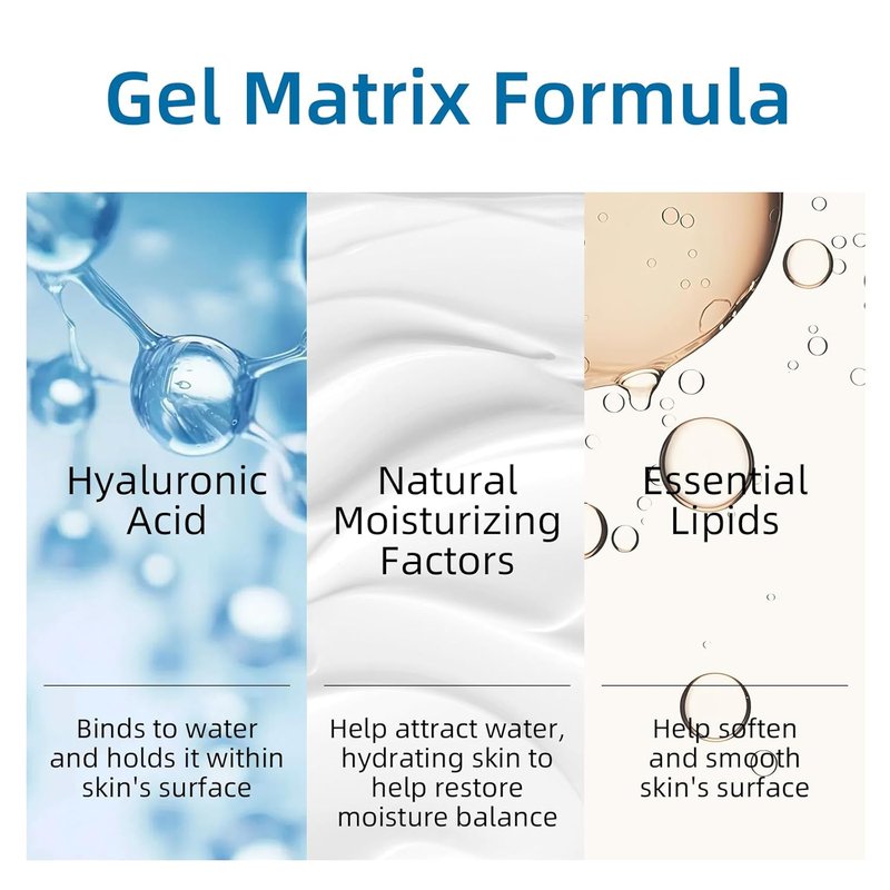 Moisturizing Cream - Hydrating Body & Face Moisturizer with Hyaluronic Acid & Ceramides | Oil-Free, Fragrance-Free, Non-Comedogenic