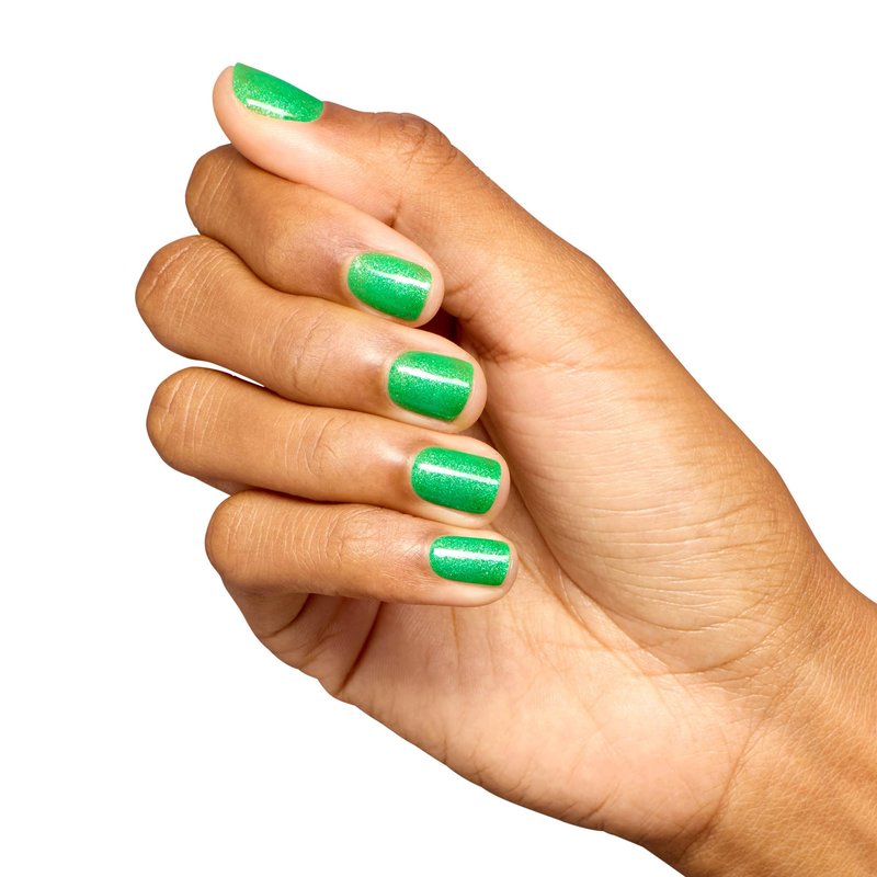 OPI Nail Lacquer Lime of My Life | Semi-Sheer Neon Lime Green with Silver Shimmer Chip Resistant Nail Polish | Trip to the Brite Side | Summer 2026 Collection