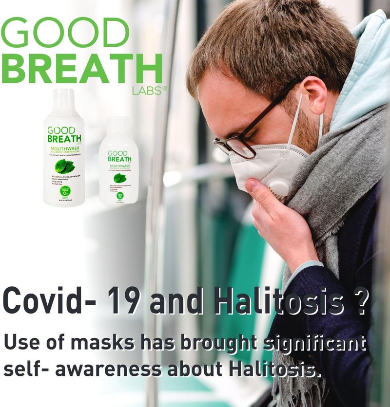 Goodbreath Mouthwash - Mint Oral Rinse for Chronic Halitosis - Ozone Technology Treatment | Alcohol-Free | 2 Pack