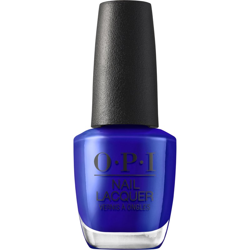 OPI Nail Lacquer Catch a Wave of Happiness | Semi-Sheer Bright Navy-Blue Crème Chip Resistant Nail Polish | Trip to the Brite Side | Summer 2026 Collection