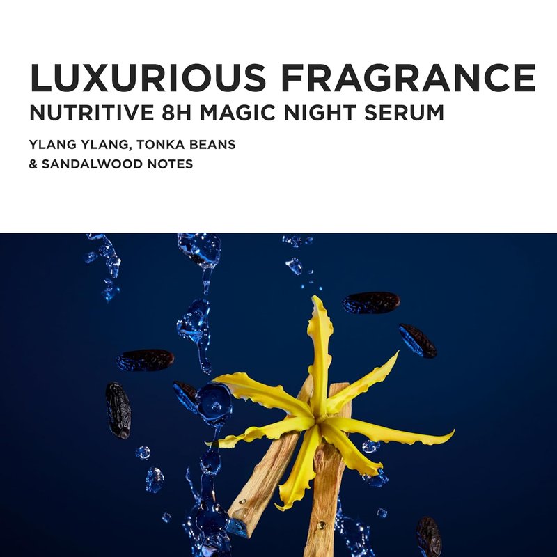 Kerastase Nutritive 8H Magic Night Serum - Overnight Treatment for Dry Hair | Enhances Shine & Nourishes