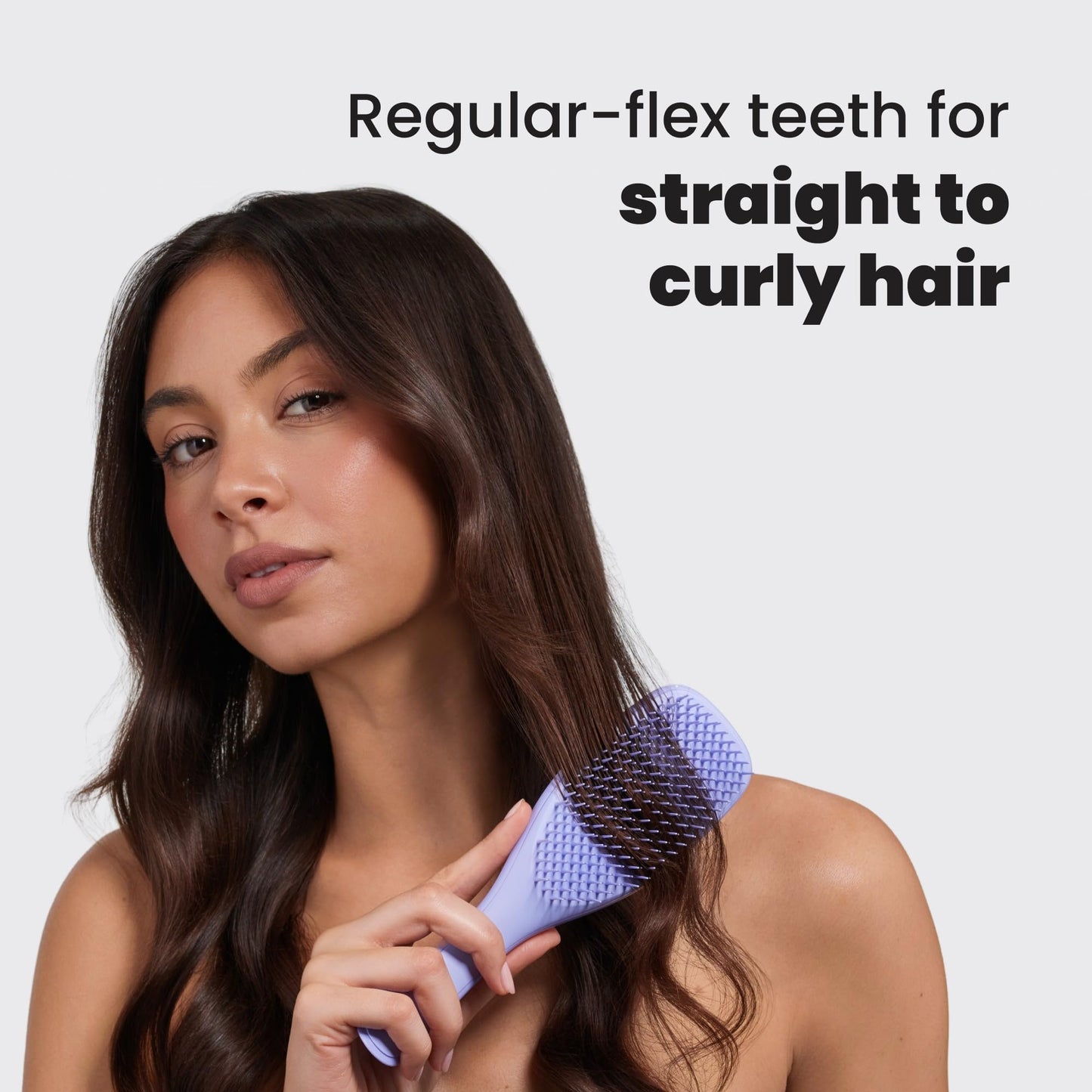 Tangle Teezer Ultimate Detangler Brush for Wet & Dry Hair, Eliminates Knots & Reduces Breakage for Straight to Wavy Hair Types, Sweet Lavender