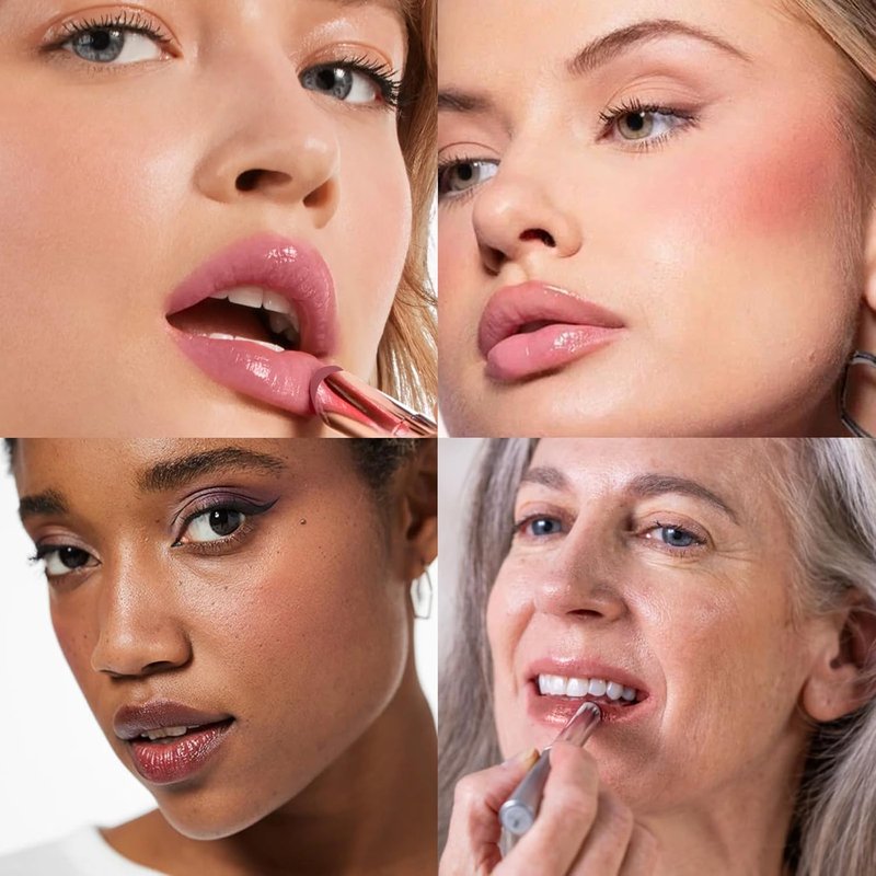 Honey Tinted Lip Balm - Sheer Lightweight Lip Stain for All Skin Tones | Natural Cherry Tint, 2-Pack (Black & Pink)