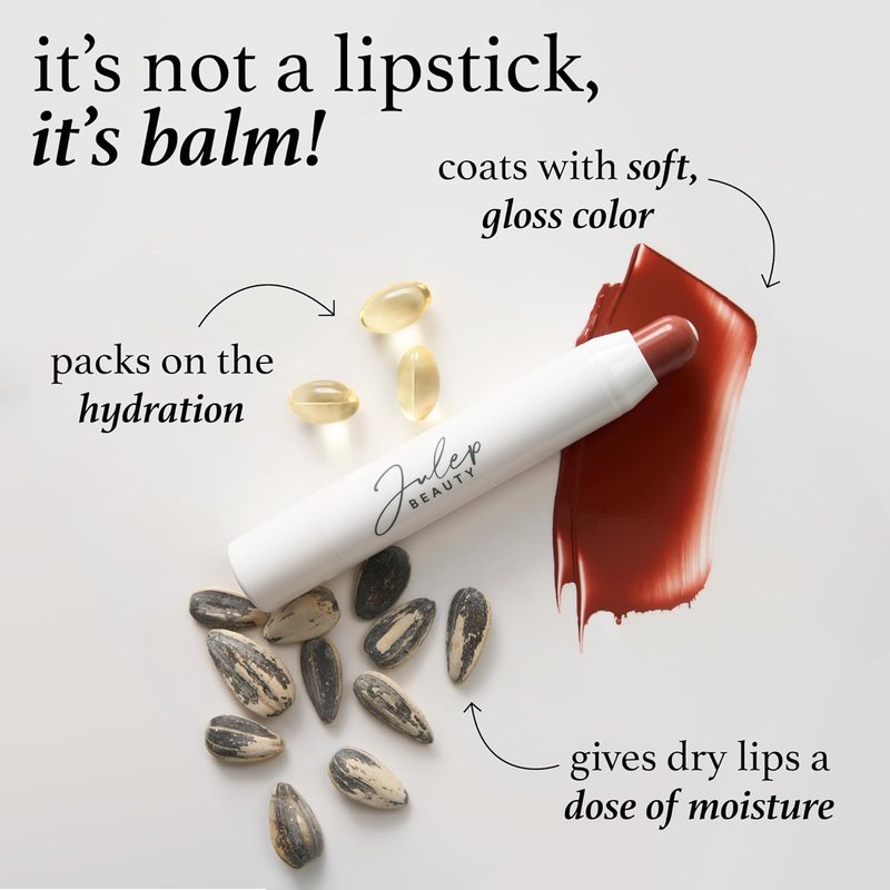 Julep Lip Balm Tint - Cashmere Nude | Hydrating Color with Vitamin E | Vegan & Cruelty-Free Gloss Finish