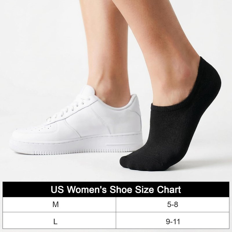 SkiBeaut No Show Socks - 15 Pairs of Invisible Low Cut Ankle Socks for Women | Casual & Comfortable