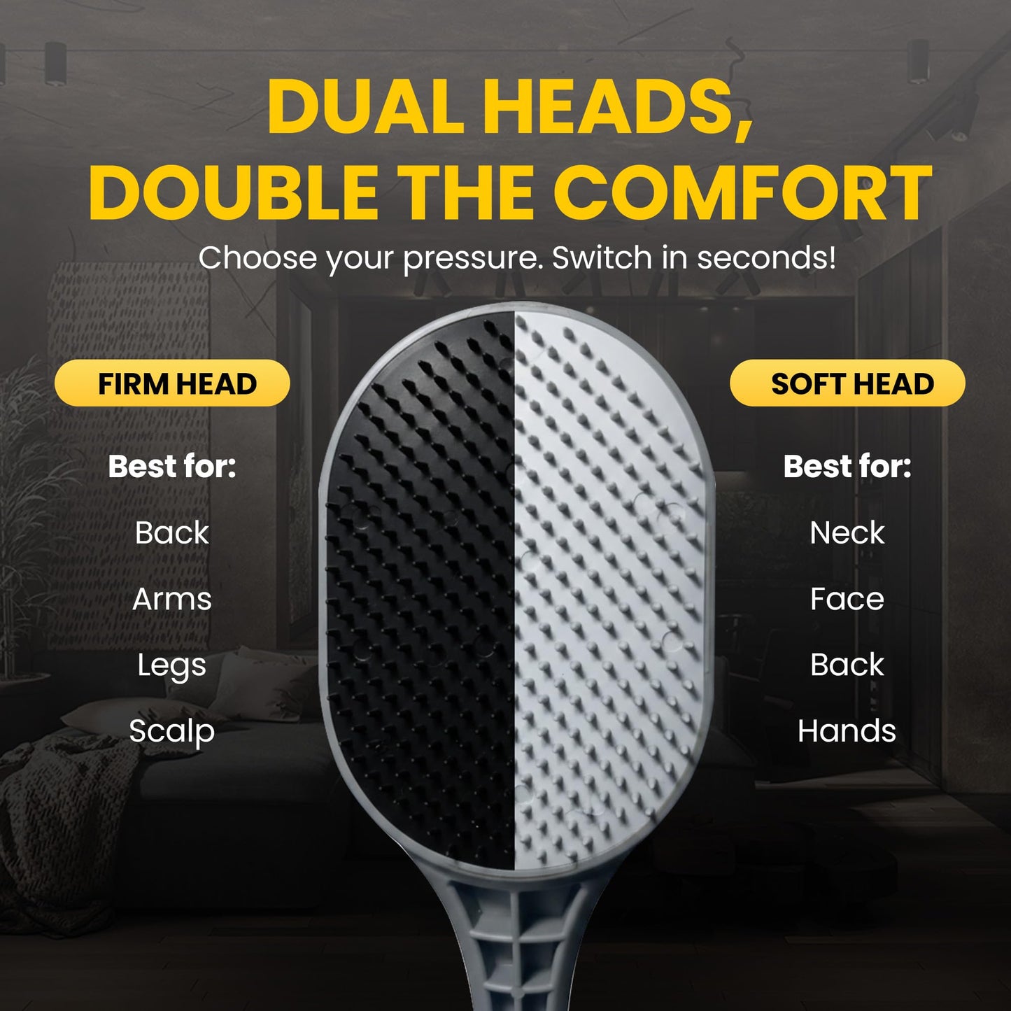 The Ultimate Back Scratcher, Scalp Massager, Back Massager & Exfoliator Large Scratch Surface, Gifts for Men Women, Itch & Sunburn Reliever - an All Body Scratcher Gives a Deep Soothing Scratch