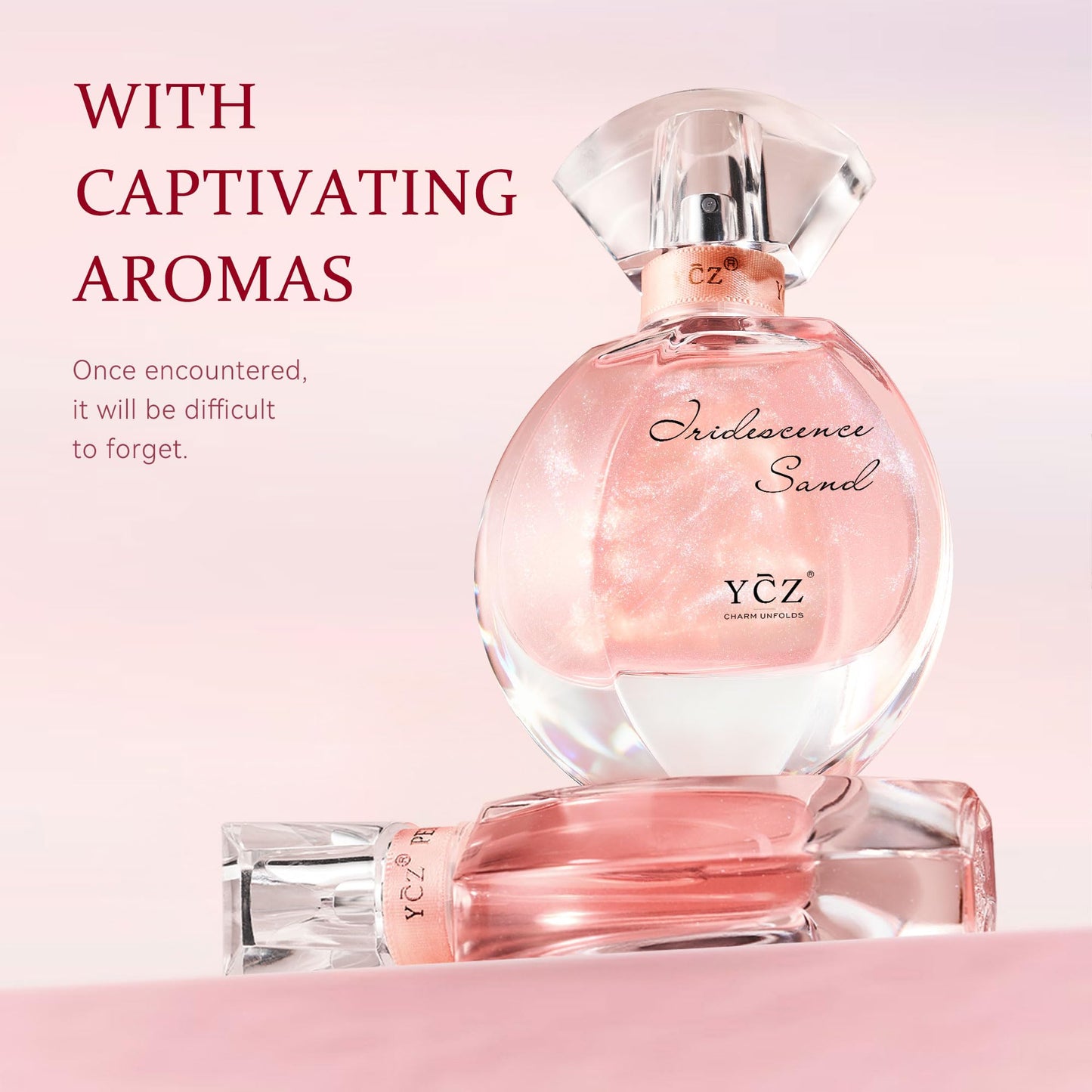 Ycz Quicksand Perfume Luxury Women's Perfume Gift Set for Mothers Day Gifts, 2.19oz (65ml) Eau De Parfum, Long-Lasting Oriental Fragrance with Grapefruit, Citrus Blackcurrant, Unique Gift for Women