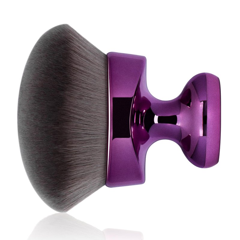 Blend & Blur Extra Large Body Kabuki Brush & Self Tanner Brush - For Body Makeup & Foundation - Blending Applicator For Self Tanning - Durable Vegan Bristles - with Protective Bag (Purple-large)