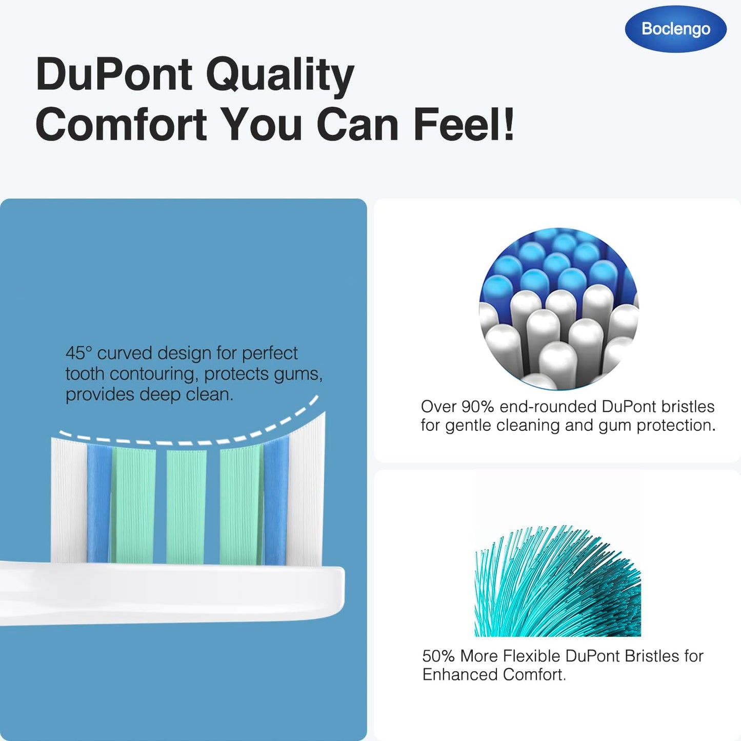 Boclengo Replacement Toothbrush Heads for Philips Sonicare Replacement Heads C2, C1,Electric Replacement Brush Head Compatible with Phillips Sonicare C2,C1,for Philips Sonic Care Electric Brush