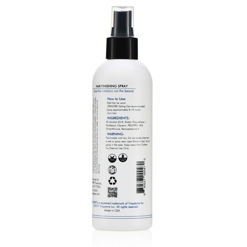 Regine Switzerland Hair Finishing Spray - Firm Hold, Fragrance-Free, Hypoallergenic, 8 oz