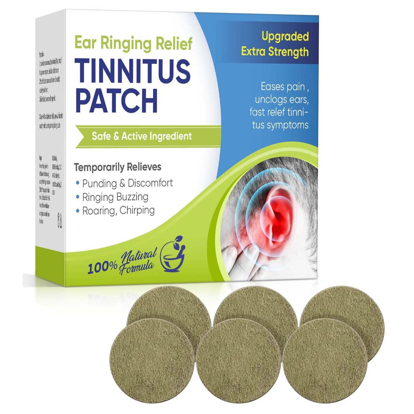 Tinnitus Relief for Ringing Ears | Natural Herbal Support for Ear Comfort & Soothing Rêlief | Help Quiet The Noise & Support Focus, for Men & Women, 50 PCS