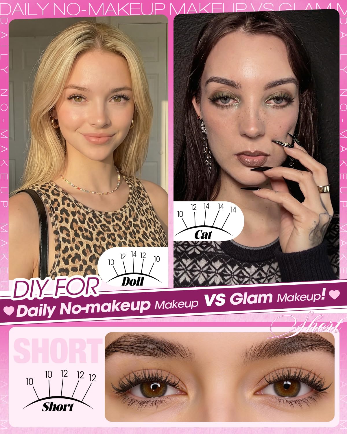 Spider Lash Clusters Breeze Ghost Lashes Vibe Wispy Lash Extension Short Eyelash Clusters 10-14mm Natural Individual Lashes with Clear Band CC Curly DIY Salon Cluster Eyelash Extensions