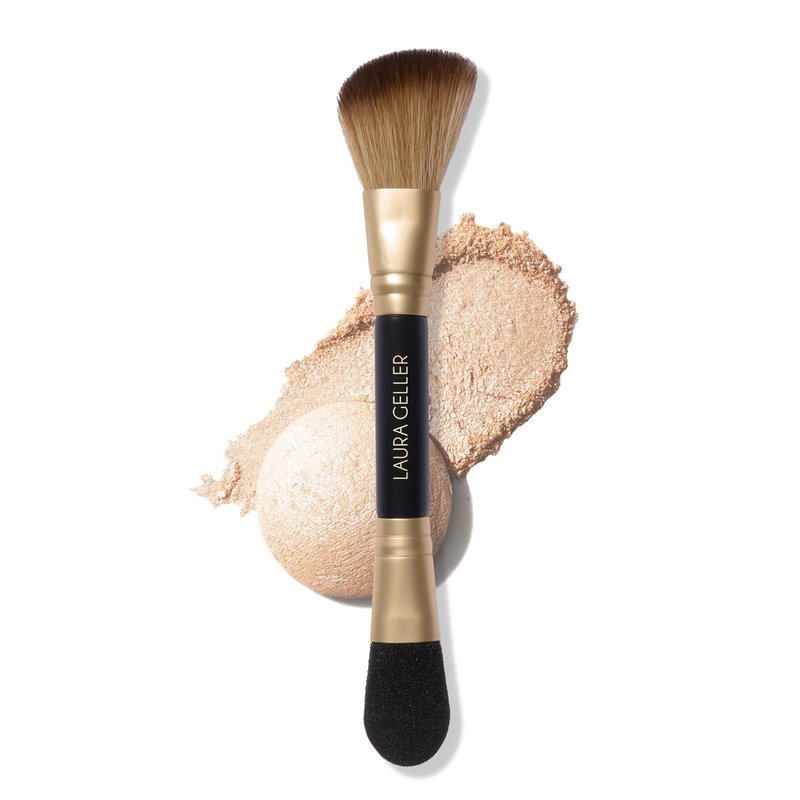 Laura Geller New York Professional Makeup Brushes - Cruelty-Free Dual-Ended Highlighter Brush - 10 Pieces