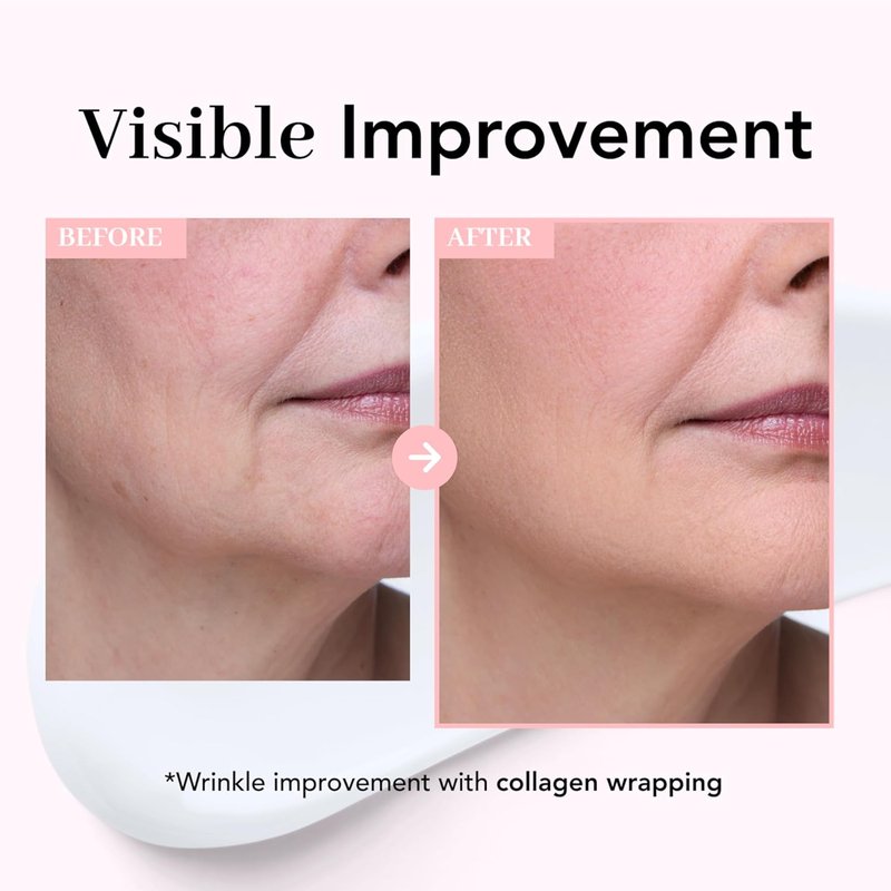 Collagen Peel Off Mask - Korean Hydrolyzed Collagen & Peptides | Travel Size 0.81 oz for Glass Skin