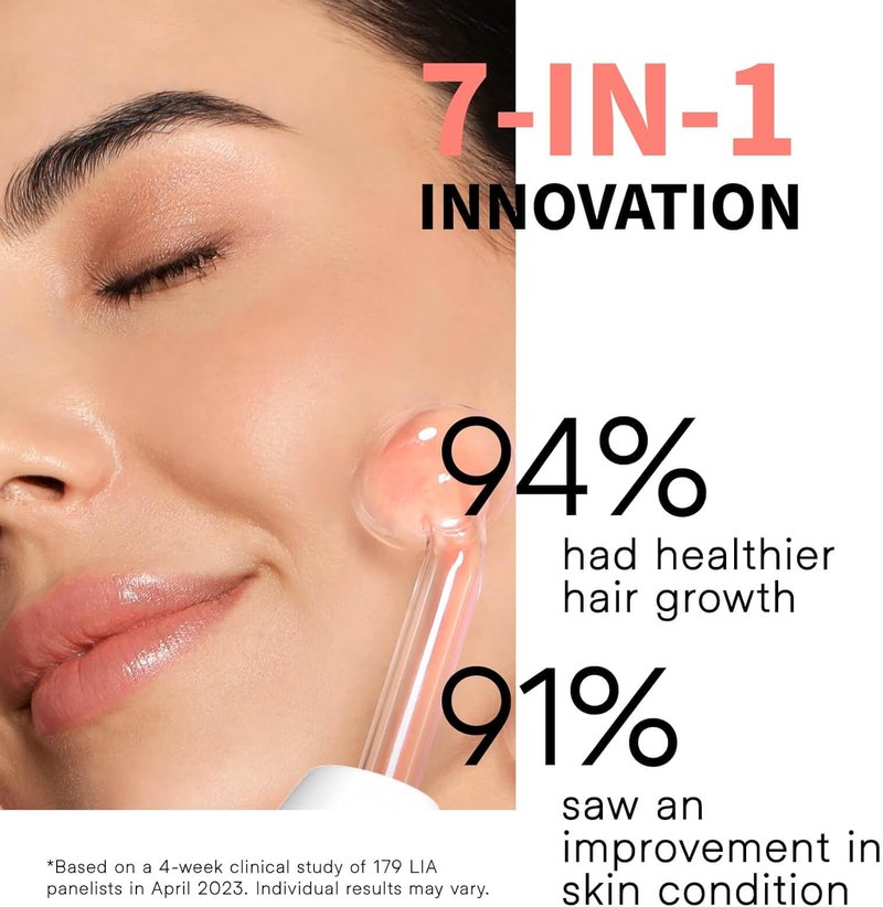 OxyGlow Cordless High Frequency Facial Machine | Pro Facial Wand for Clinical Skin Therapy