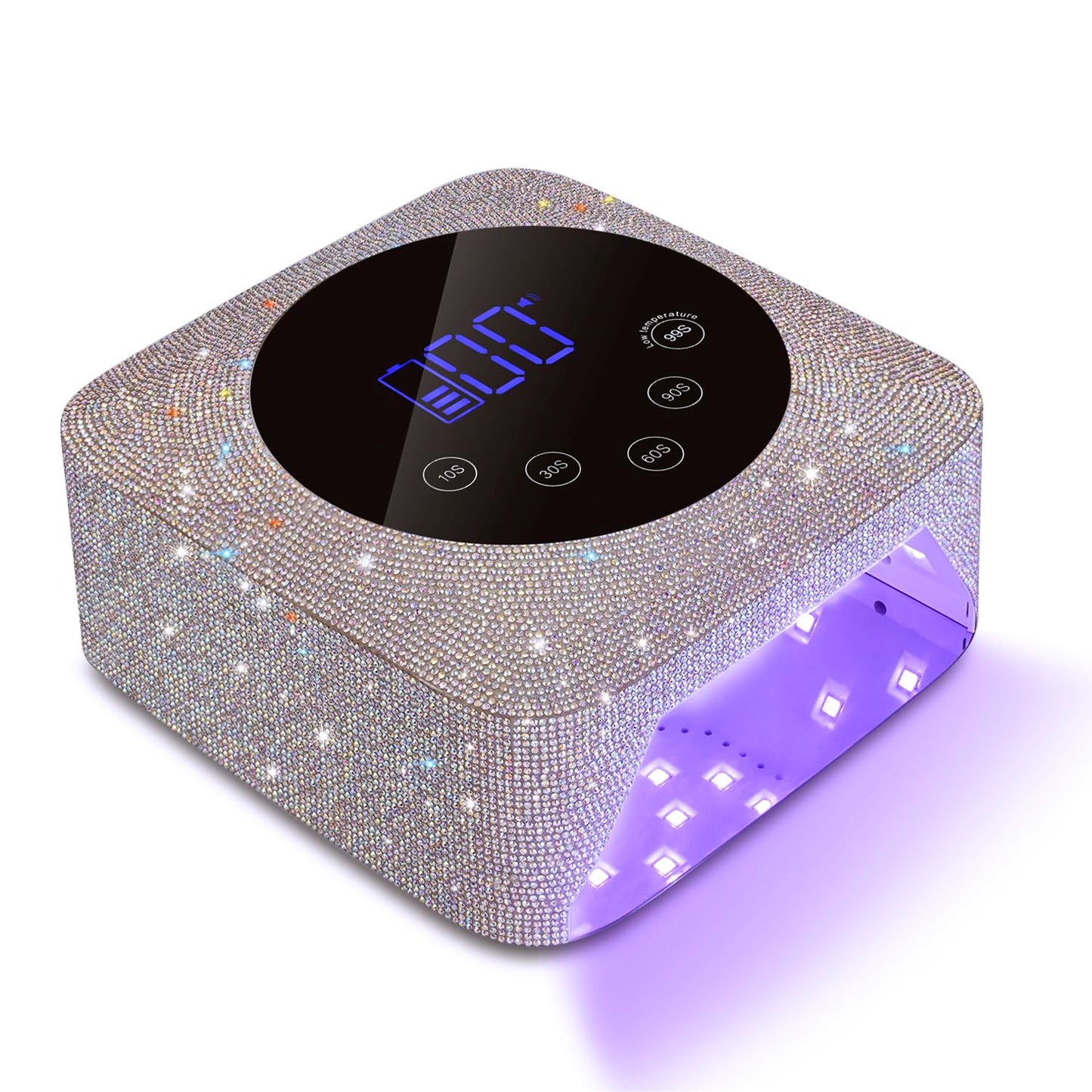 UV LED Nail Lamp - 72W Cordless Rechargeable Light for Gel Nails | 5 Timer Settings & Auto Sensor