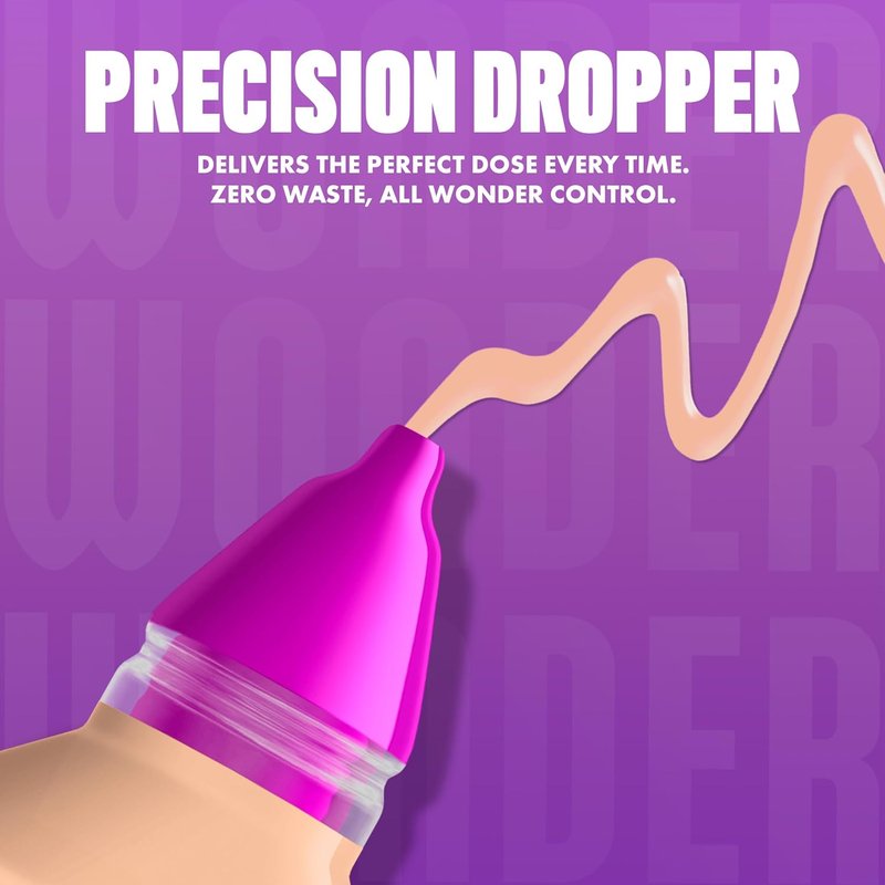 NYX PROFESSIONAL MAKEUP Make 'Em Wonder Liquid Foundation, 24HR Foundation Makeup With A Soft Matte Finish, Buildable Full Coverage - 06 Light