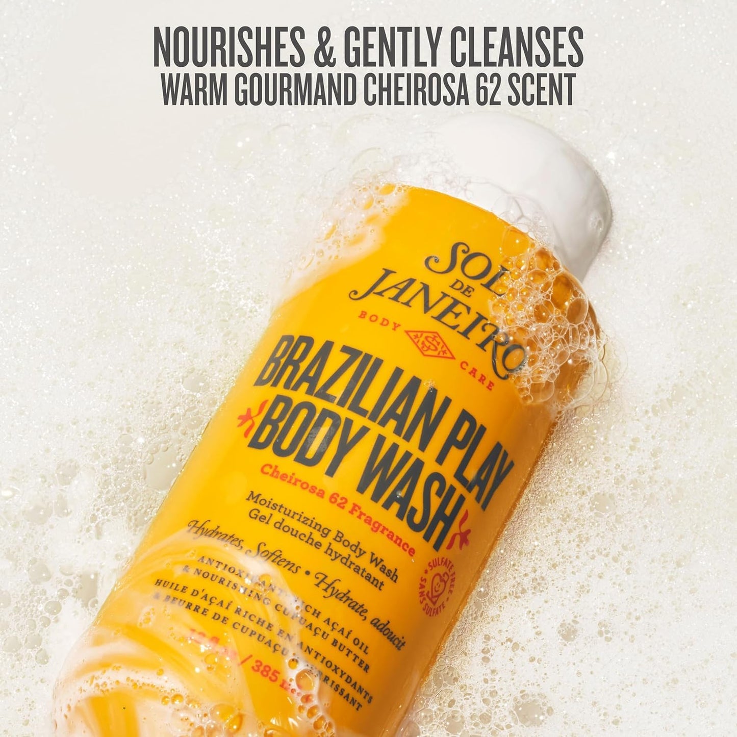 Sol de Janeiro Body Wash Discovery Set - Travel Size 3 Fl Oz | Brazilian Play, Beija Flor, Bom Dia, Delicia Drench