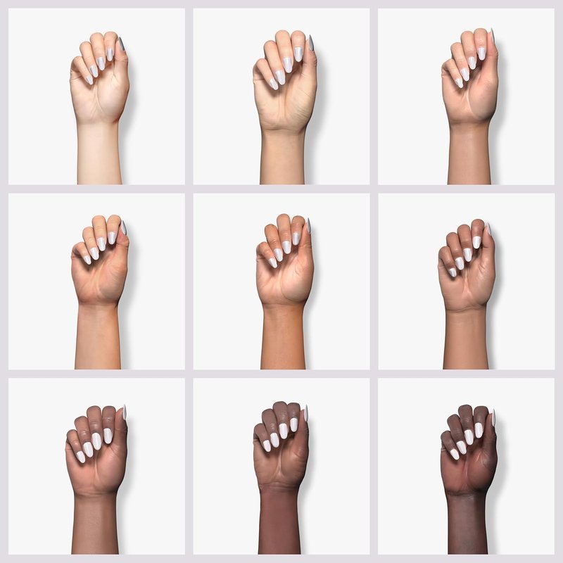 MEMEDA Gel Nail Polish - Milky White Nude Color | Long-Lasting 0.27 fl oz Formula