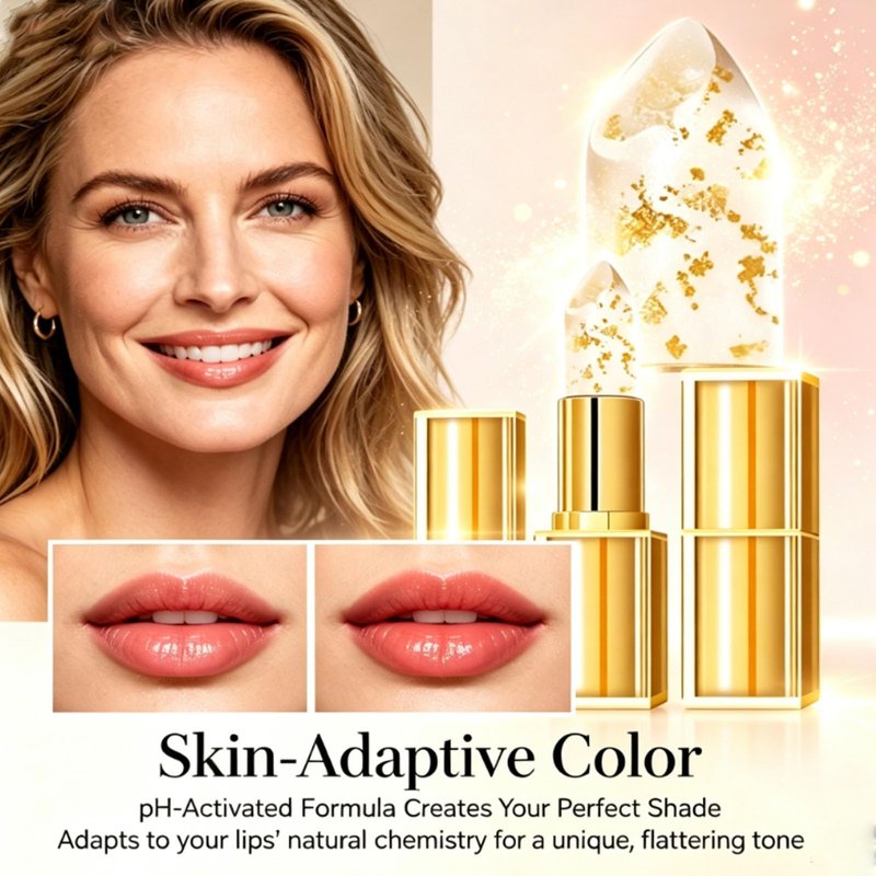 Areliaa Lipstick - Ph Color Changing for Mature Women, Skin-Adaptive Tinted Lip Balm, Long-Lasting Moisturizing Lipstick, Transfer-Proof Hydrating Clear Lip Gloss, Enhances Natural Tone (2pcs)