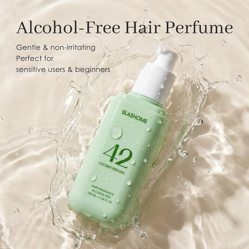 Hair Perfume for Women - Coconut Pistachio Scented, Alcohol-Free Moisturizing Mist | 100ml / 3.38 fl oz
