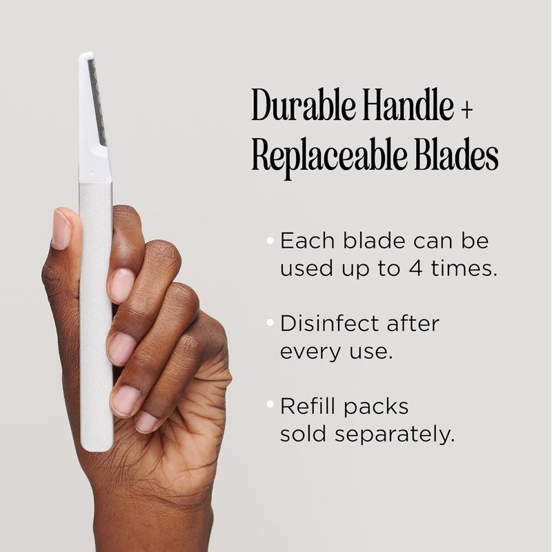 Professional Dermaplaning Tool - Precision Exfoliation for Smooth Skin | Removes Peach Fuzz & Dead Skin