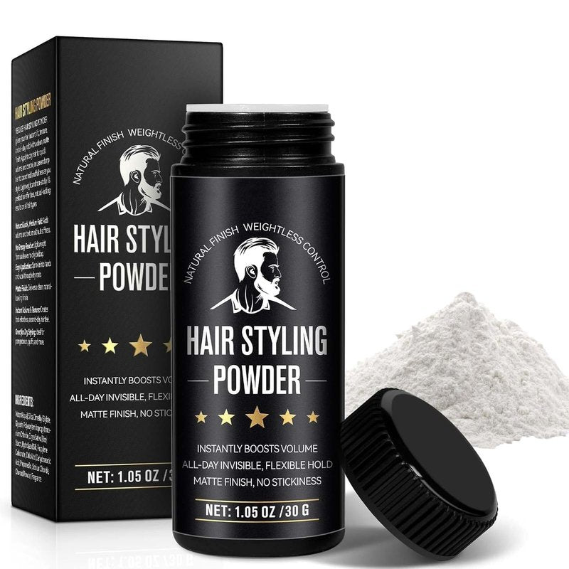 Skiennix Hair Styling Powder - Men's Texture Powder for Volume & Flexible Hold | 30g Matte Finish