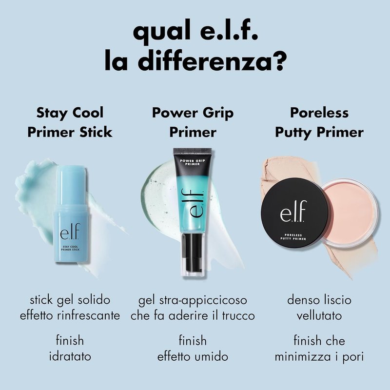 e.l.f. Stay Cool Primer Stick - Hydrating Gel Makeup Primer with Aloe Water | Vegan & Cruelty-Free