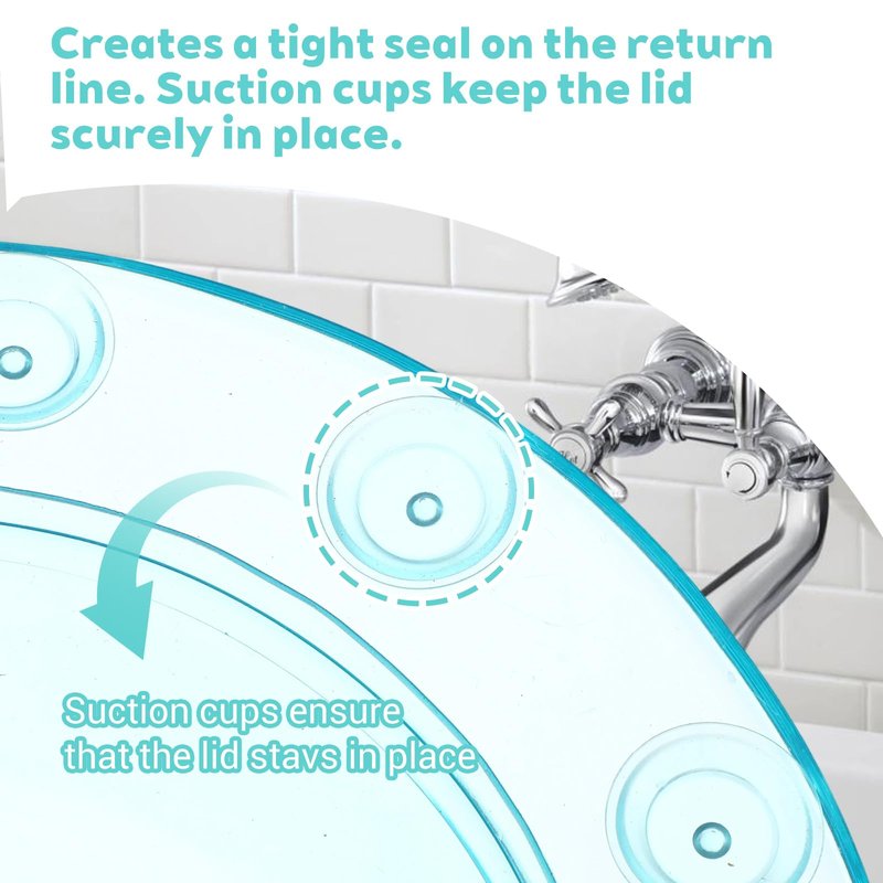 2 Pcs Bathtub Overflow Drain Cover Bathtub Stoppers 6.1 Inch Transparent & Green PVC Tub Overflow Drain Cover Plug for Deep Water Bath, Universal Fit for Tub Drains Hole