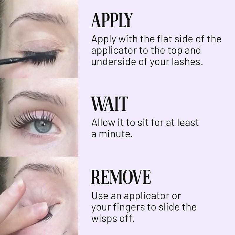 Bond Breaker Lash Remover - Gentle Eyelash Glue Remover with Collagen & Oils | Waterproof, Vegan, 0.32 fl oz
