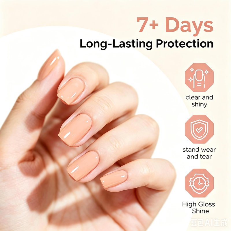 modelones Nail Strengthener Nude Nail Repair for Damaged Nails Strengthening Polish 15ml Nail Growth and Strengthener Natural Concealer Foundation Nail Care Gifts for Women