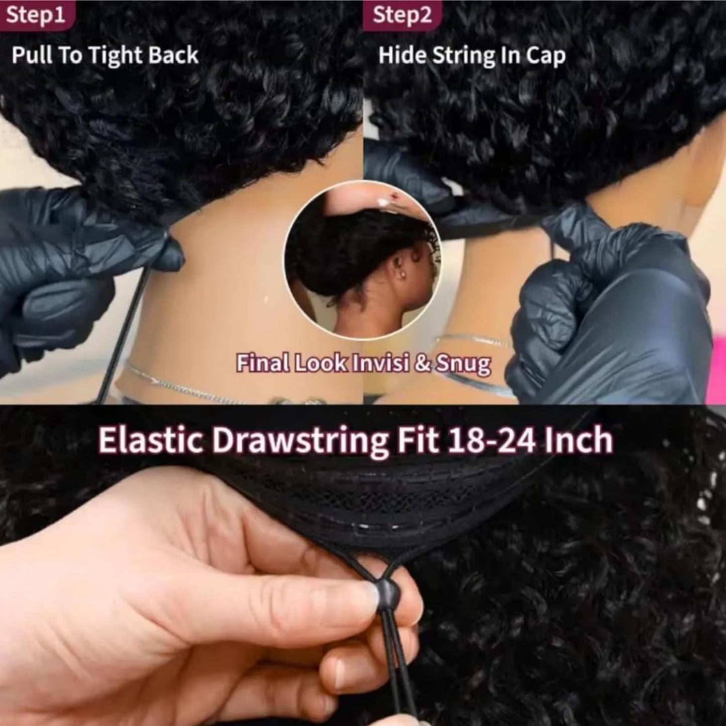VIPbeauty Kinky Curly Half Wig Human Hair 200 Density 3 In 1 Seamless Flip Over Glueless Wear and Go Beginner Friendly Burmese Curly Half Wig Human Hair Drawstring Headband 26 Inch