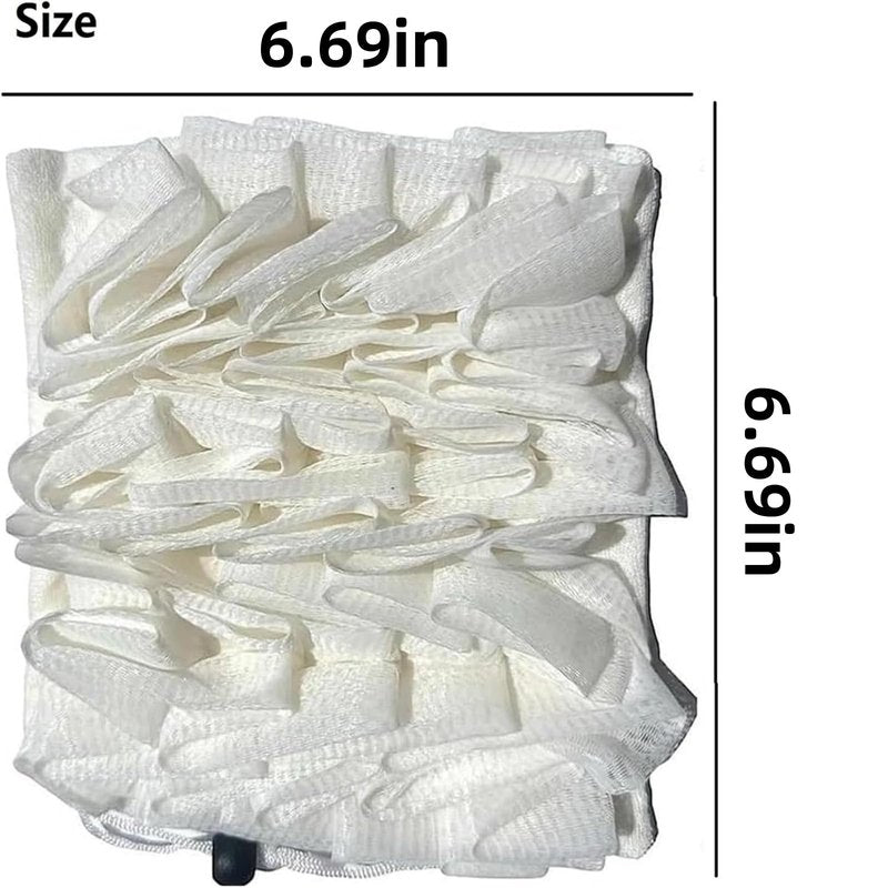 Leefa 2 in 1 Bath Loofah Sponge, Soft Washcloth for Cleansing and Smooth Skin