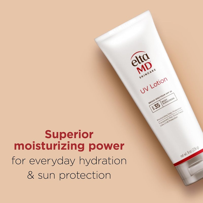 EltaMD UV Lotion SPF 30+ | Mineral Sunscreen Moisturizer for Face & Body - Non-Greasy, Fragrance-Free, Sensitive Skin