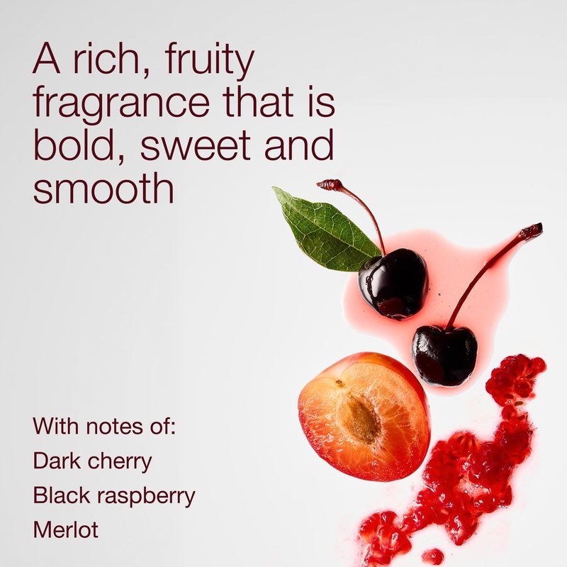 Bath & Body Works Black Cherry Merlot Gentle & Clean Foaming Hand Soap - Germ-Cleansing Hand Soap with Gentle Cleansing & Conditioning Formula - Dermatologist Approved - Thoughtful Gift - 3-Pack