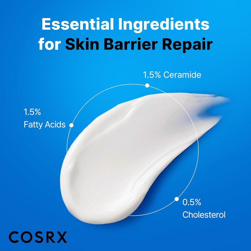 COSRX Ceramide Skin Barrier Moisturizer - Hydrating Face Cream with 7 Ceramides & Hyaluronic Acid | 2.7 oz for Dry, Sensitive Skin