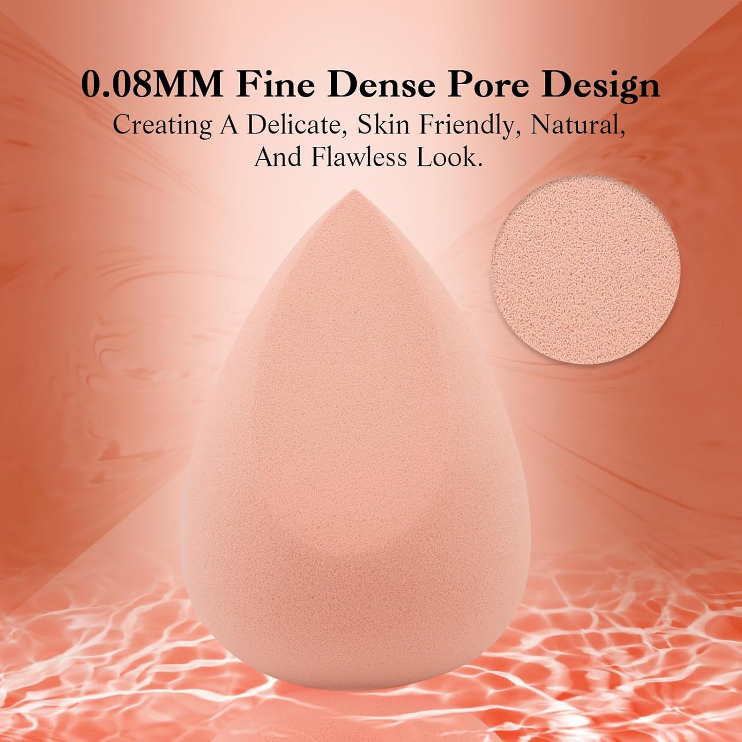 Toiletry Sponges Set - Flawless Makeup Blenders with Holder | Beauty Gift Set for Foundation & Liquid Application