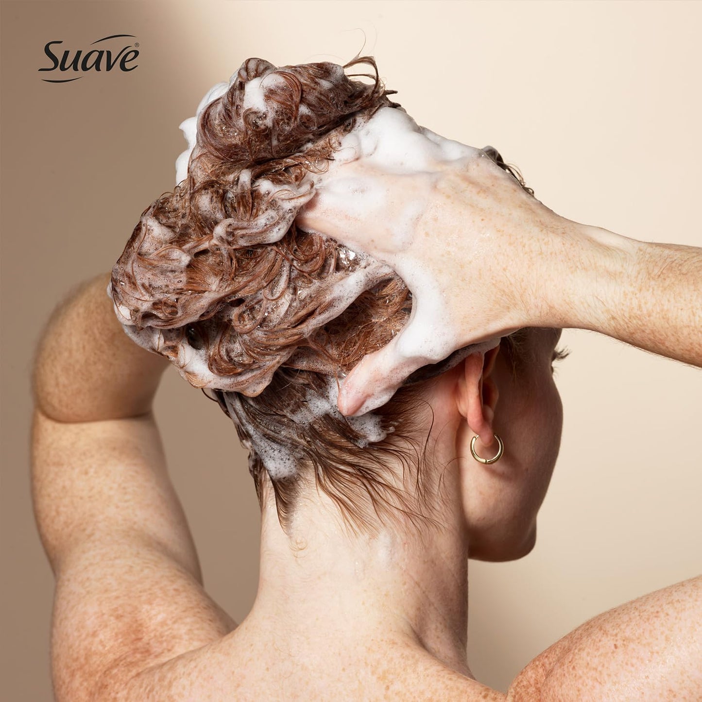 Suave Keratin Infusion Smoothing Shampoo 2-Size Bundle, Gentle Everyday Cleanser for Smooth, Manageable Hair, 48H Frizz Control