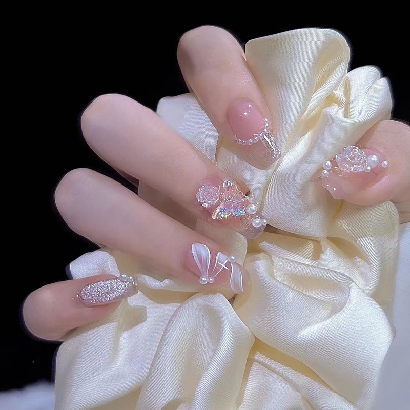 Rchovsam Press on Nails Medium Square