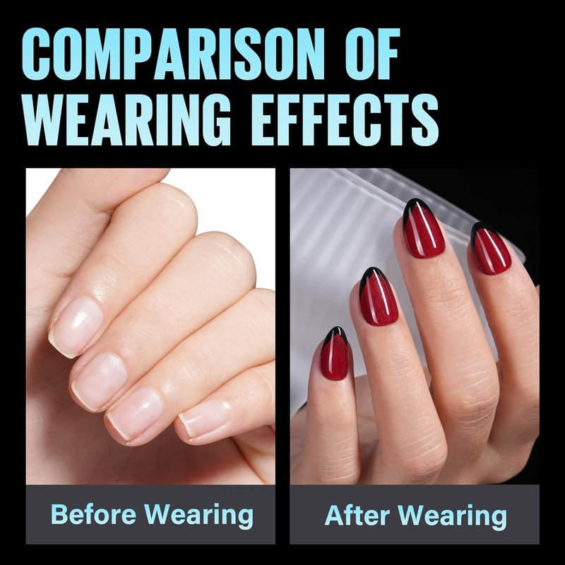 Almond Nail Tips - 240PCS Pre-Shaped Clear Gel False Nails | Soft Acrylic for DIY Nail Extensions